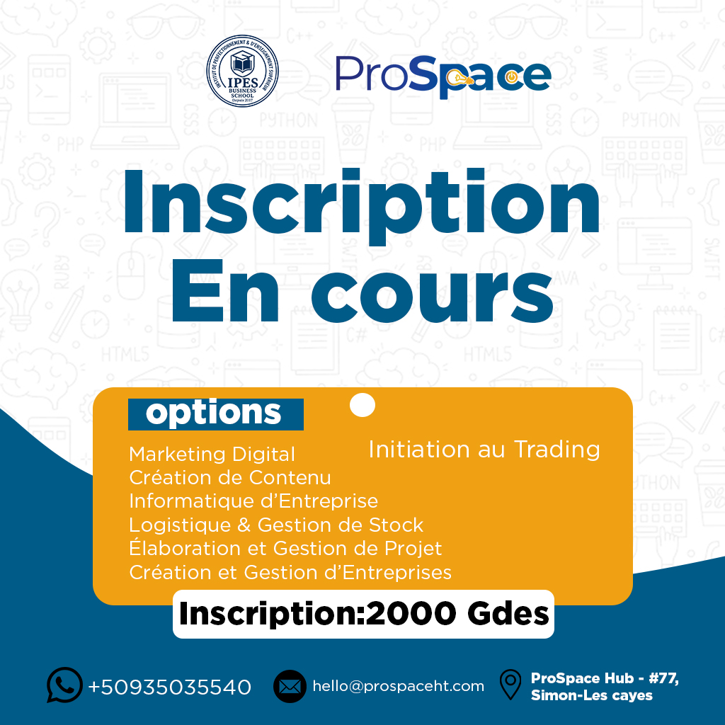 Affiche Inscription